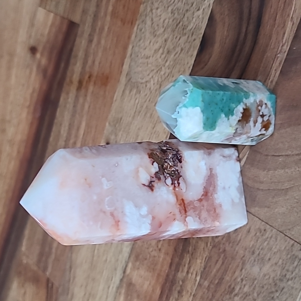 Flower agate set